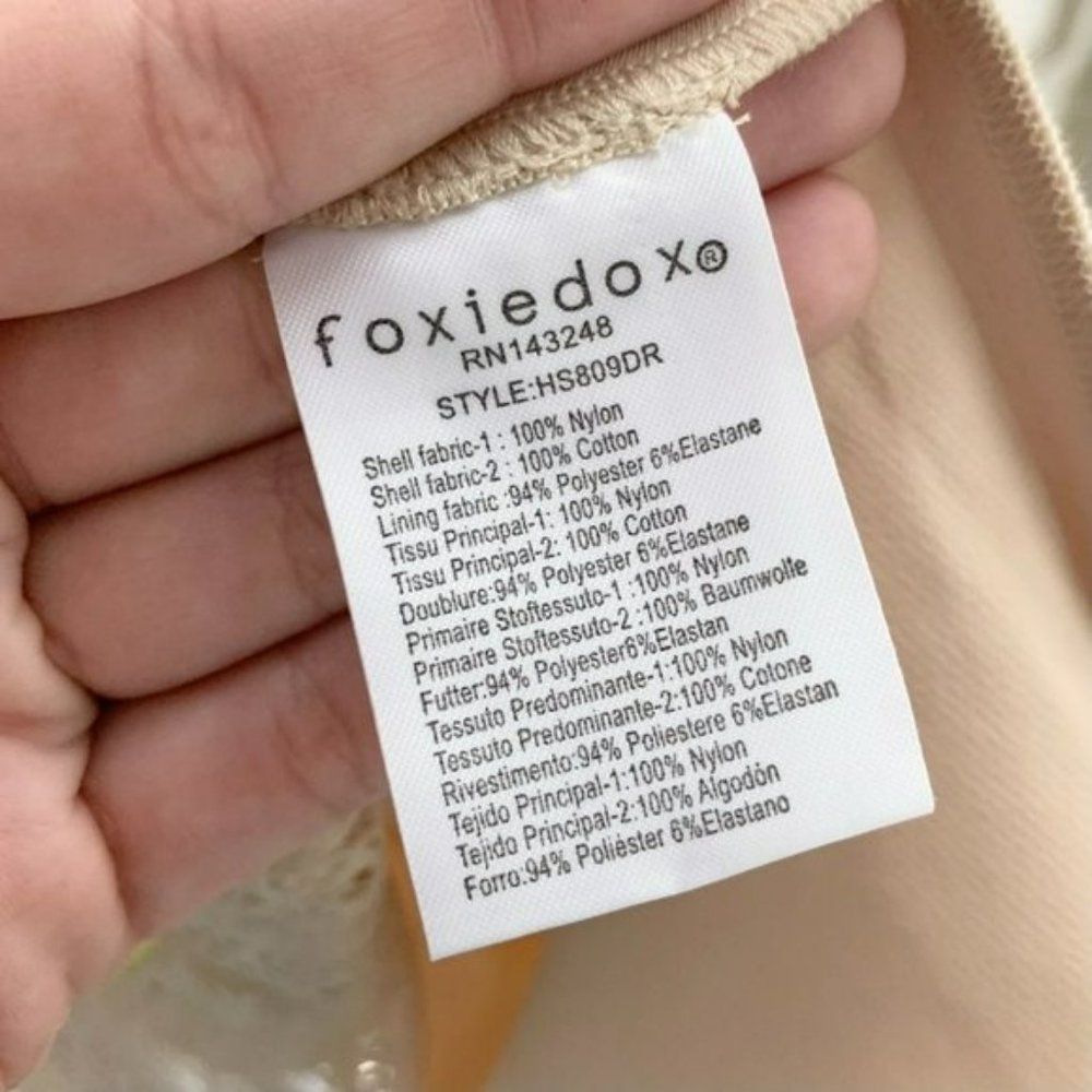 Foxiedox Yellow Floral Lace Mia Halter Dress - Picture 11 of 11